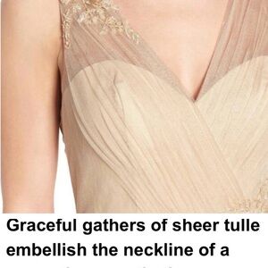 Jenny Yoo Emilie formal gown size 14 champagne